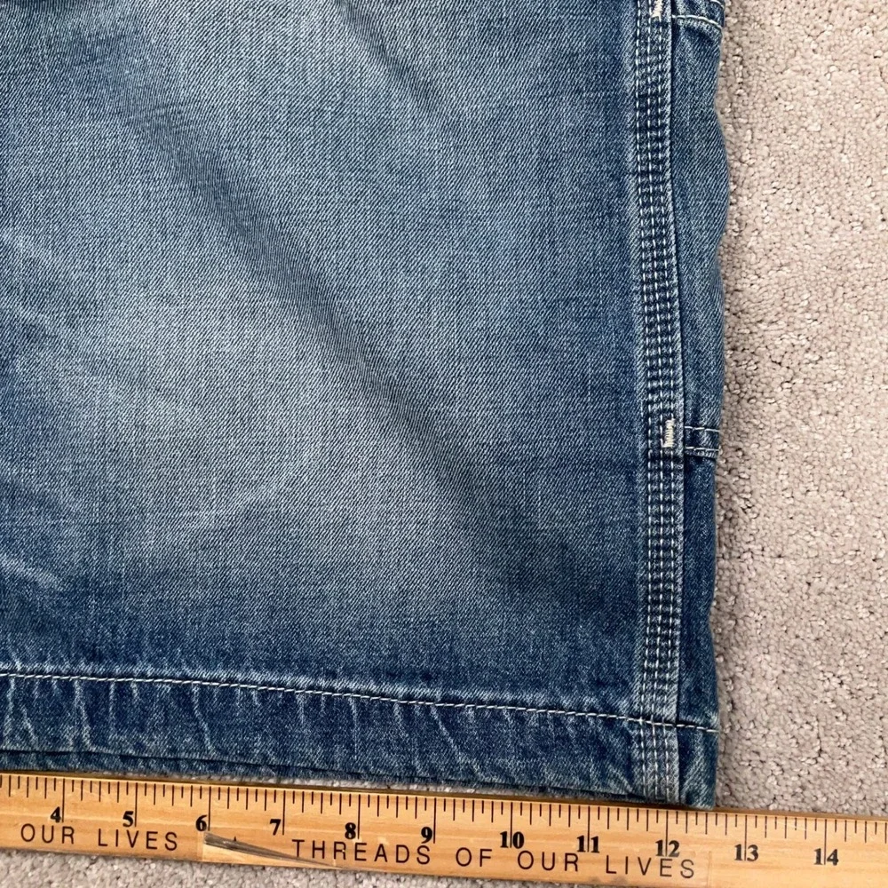 Levis Carpenter Shorts Mens 40 Blue Denim Utility Workwear Relaxed Fit NWT
